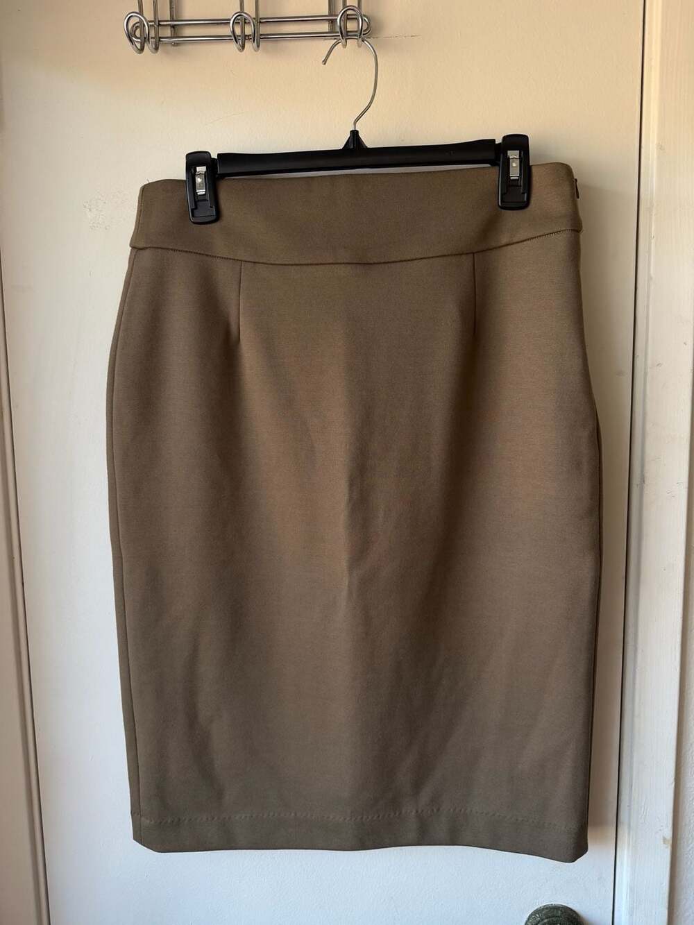 Grace Elements Pencil Skirt Size 8 Brown Knee Length